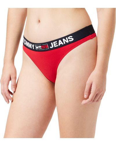 Tommy Hilfiger Thong Knickers - Red
