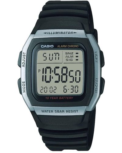 G-Shock W96h-1av Sport Watch With Black Band