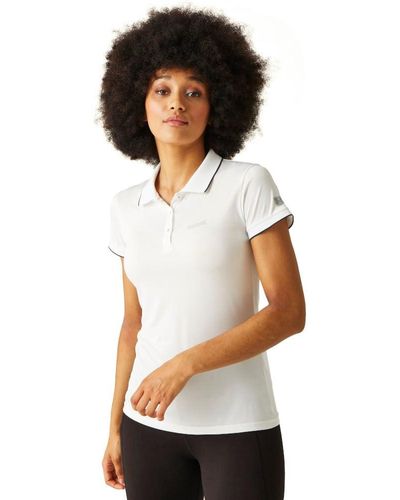 Regatta S Remex Ii Quick Dry Wicking Active Polo Shirt - White