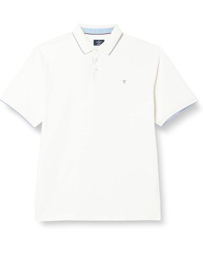 Hackett Multi Trim Polo Shirt - Weiß