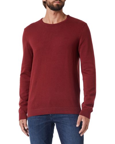 S.oliver 130.11.899.17.170.2040664 Rundhals Pullover - Rot