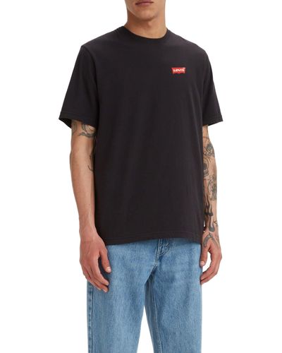 Levi's Ss Relaxed Fit Tee Blacks - Schwarz