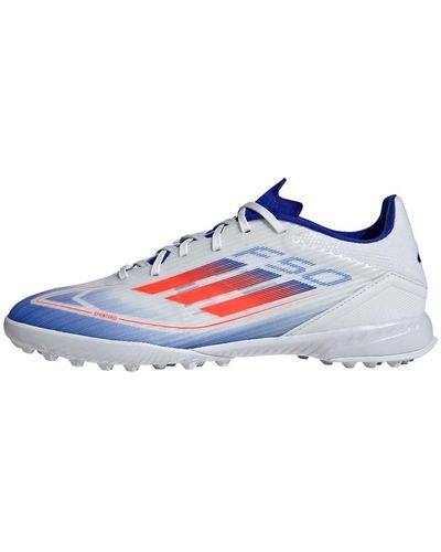 adidas Mixte F50 League Boots Turf Chaussures de Football sur Gazon - Bleu