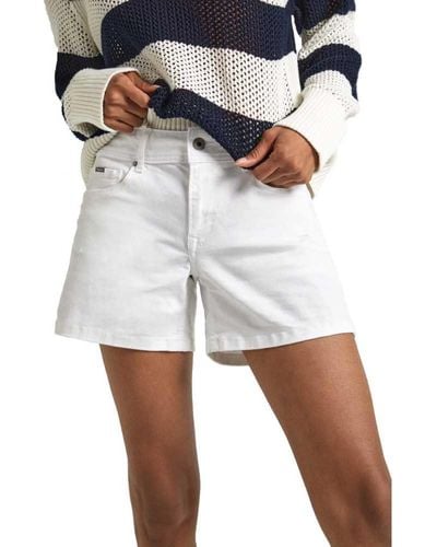 Pepe Jeans Relaxed Short Mw Short - Blanc