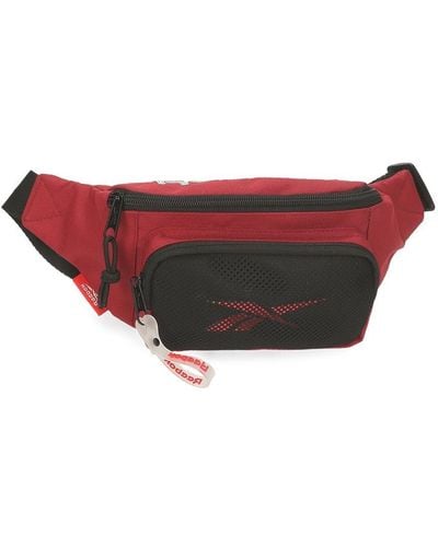 Reebok Portland Waist Bag Black 35 X 13 X 5 Cm Polyester - Red