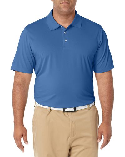 Amazon Essentials Polo de Golf de Secado Rápido de Ajuste Normal Hombre - Azul