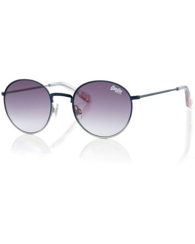 Superdry Sds Enso 002 Sunglasses Blue/silver/grey - Purple