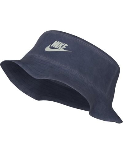 Nike Sportswear Bucket Hat,Midnight - M/L - Blau