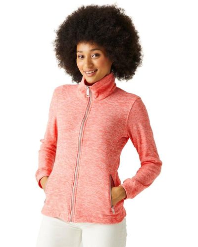 Regatta S Azaelia Breathable Full Zip Fleece Jacket - Red