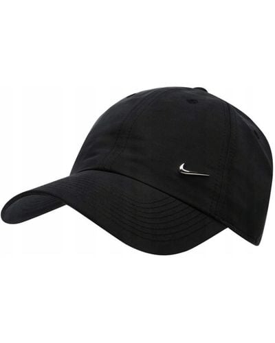 Nike Metal Swoosh Cap - Black - Schwarz