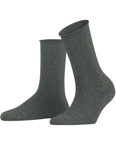 FALKE Socken Shiny W SO Lyocell einfarbig 1 Paar - Grau