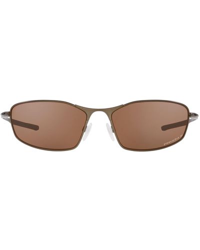 Oakley Oo4141 Whisker Oval Sunglasses - Black