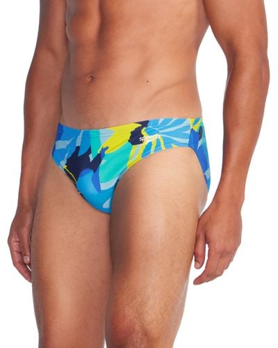 Speedo Swimsuit Brief Eco Flex 2" Outseam Beachstar - Blue