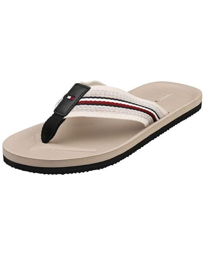 Tommy Hilfiger Comfort Hilfiger Beach Sandal Fm0fm04910 Flip Flop - Brown