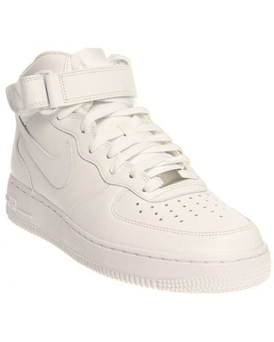 Nike High Trainers 315123 111 Air Force 1 Mid '07 43 Bianco - Multicolour
