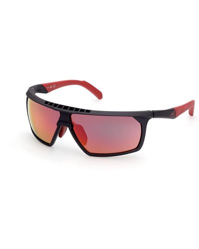 adidas Sonnenbrille Competion Range B-Shield SP0030 / Rahmen: Matte - Rot