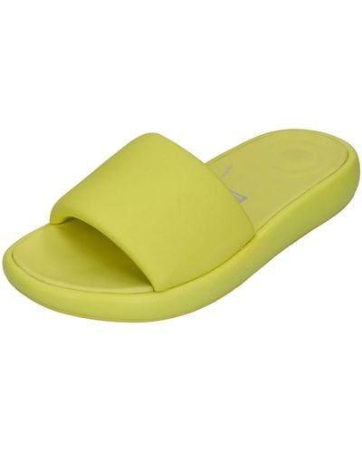 Fitflop Iqushion Wrapped Slide Sunny Lime - Black