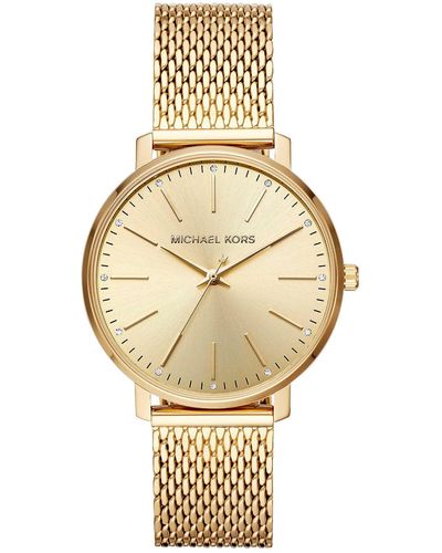 Michael Kors Analoog Horloge Met Roestvrijstalen Armband Mk4339 - Metallic