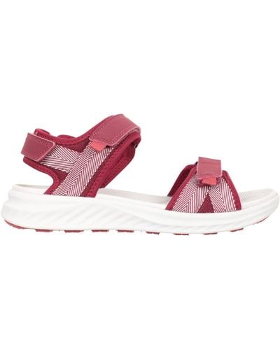 Mountain Warehouse Breathable Casual Shoes With Touch Strap Fastening Eva Cushioning - Summer - Pink