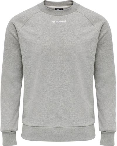 Hummel Pullover ISAM Sweatshirt 211164 Grey Melange S - Grau