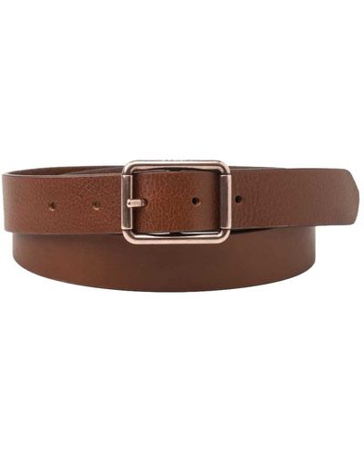 Levi's Belt para Mujer Mid-Width Center - Marrón