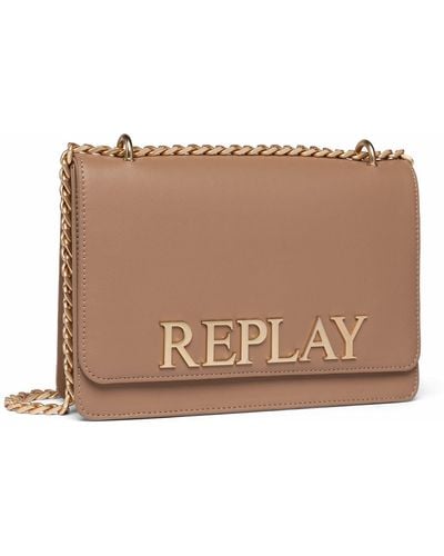 Replay Women's Handbag Made Of Faux Leather - Multicolour