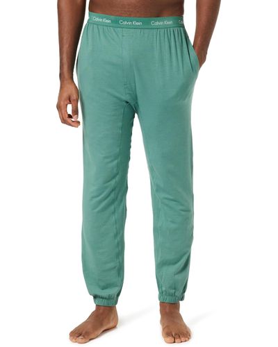Calvin Klein Pantalone Pigiama Uomo Jogger Lungo - Verde
