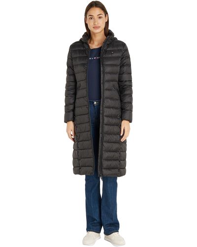 Tommy Hilfiger Doudoune Padded Global Stripe Hiver - Noir