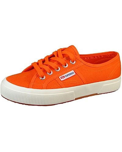 Superga Low Sneaker COTU Classic Orange Textil 40 - Rot