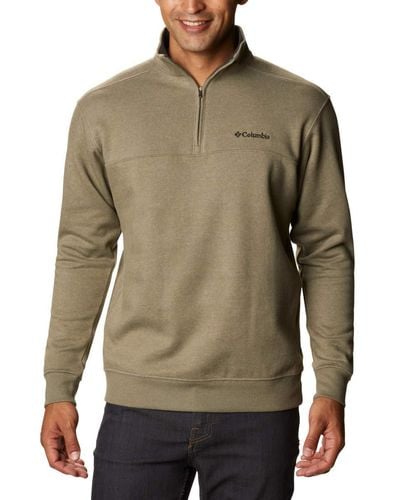 Columbia Hart Mountain Ii Half Zip Pullover Sweater - Green