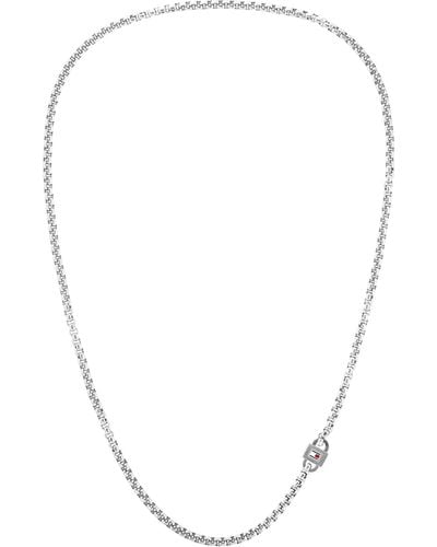 Tommy Hilfiger Jewelry Chain Necklace Stainless Steel Color: Silver - Multicolor