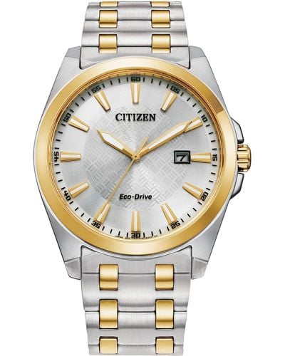 Citizen Eco-drive Classic Peyten Two-tone Stainless Steel Watch - Metallic