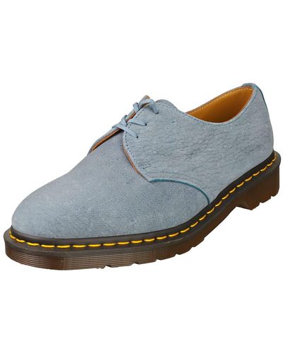 Dr. Martens 1461 Made In England Mens Platform Shoes In Blue - 10 Uk