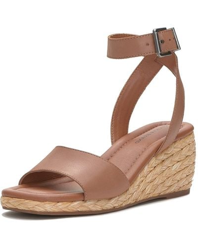 Lucky Brand Nalmo Espadrille Wedge Sandal - Pink