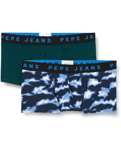 Pepe Jeans CAMO LR TK 2P Trunks - Blau