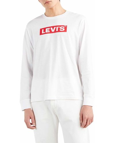 Levi's Relaxed Graphic tee 90S WHI Camiseta - Blanco