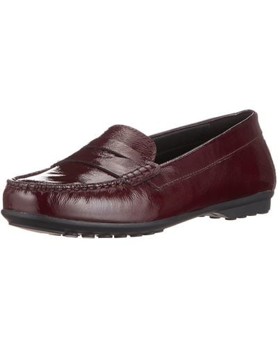 Geox D Elidia Moccasin - Rood