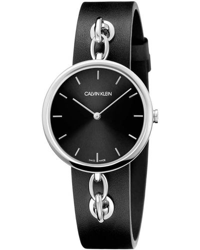 Calvin Klein . Analog-Digital Automatic Uhr mit Armband S7230304 - Schwarz
