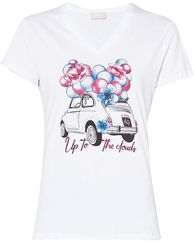 Liu Jo T-Shirt Liu Jo da Donna Bianco Modello WA3417J4501 XS