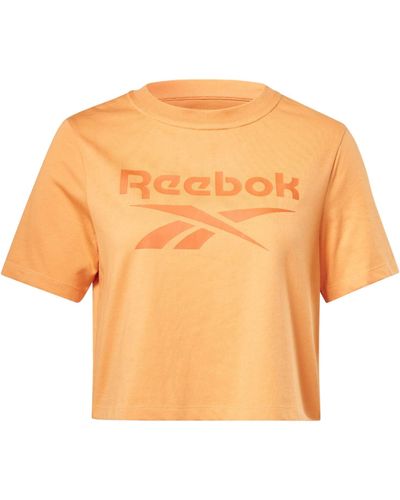 Reebok Ritaglio identità T-Shirt - Arancione