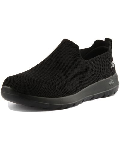 Skechers Go Max Clinched-athletic Mesh Double Gore Slip On Walking Shoe - Black