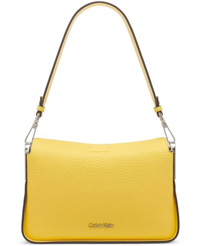 Calvin Klein Fay Shoulder Bag - Yellow
