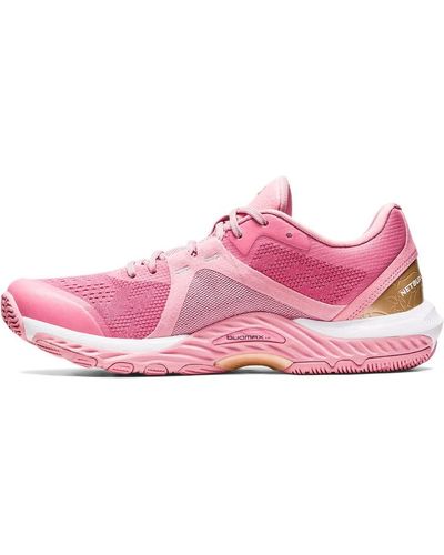 Asics Netburner Shield Ff Women's Court Shoes - Ss23 - Pink