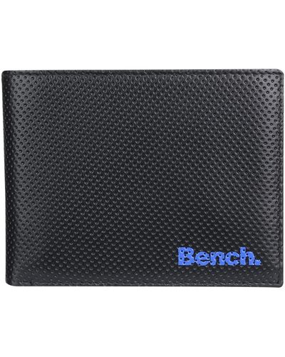 Bench Punch Geldbörse Leder 12 cm - Blau