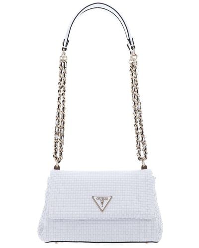 Guess Etel Convertible Xbody Flap White - Weiß
