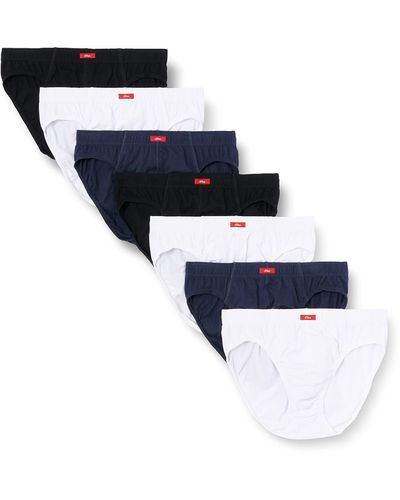 S.oliver Unterhosen in schwarz/weiß/Navy – ultimativer Komfort für jeden - Blau
