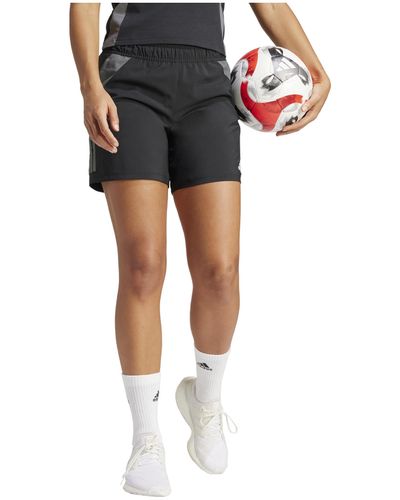 adidas Short de football Teamsport Tiro 24 pour femme - Noir