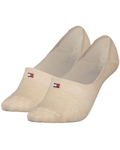 Tommy Hilfiger Footie Socks - Natural