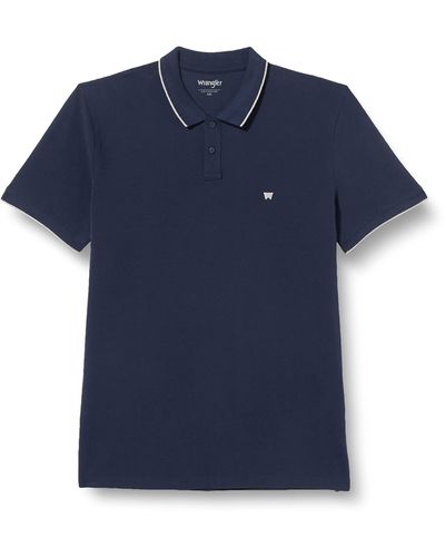Wrangler Polo Shirt Camicia - Blu