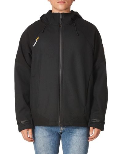 Timberland Standard Powerzip Hooded Softshell Jacket - Black